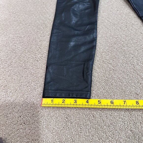Aritzia Wilfred Free Daria Pant High Waist UnReal Leather Leggings Black Boho XS - Picture 10 of 12
